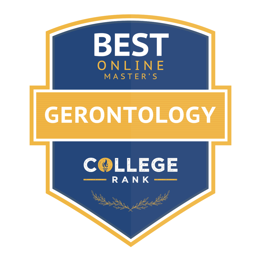 college rank best online masters gerontology