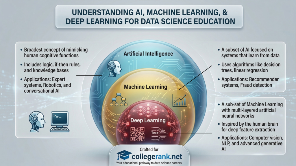 Difference Between Data Science and Machine Learning - CollegeRank.net